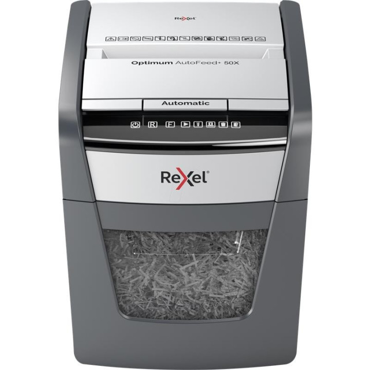 Destructora Rexel Optimum Autofeed+ 50X Automatica Confeti |