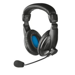 Auriculares Trust Quasar Headset PC | InfoChen Canarias