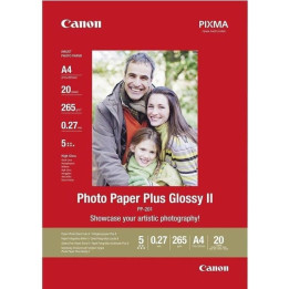 Papel Fotografico Canon PP-201 5X5 40HOJAS + Marco Fotos 13X13CM