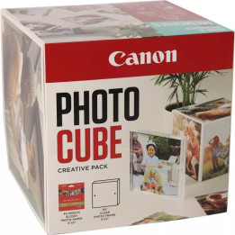 Papel Fotografico Canon PP-201 5X5 40HOJAS + Marco Fotos 13X13CM