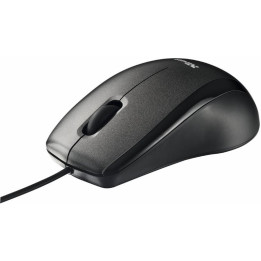 Raton Trust Carve USB Black | InfoChen Canarias