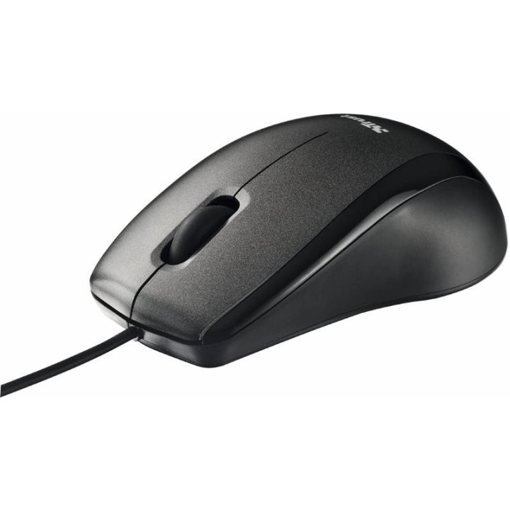 Raton Trust Carve USB Black | InfoChen Canarias