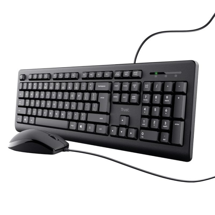Teclado + Raton Trust Primo USB | InfoChen Canarias