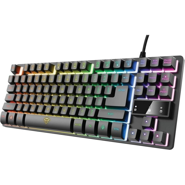 Teclado Trust Gaming Gxt 833 Metalico USB RGB | InfoChen Canarias