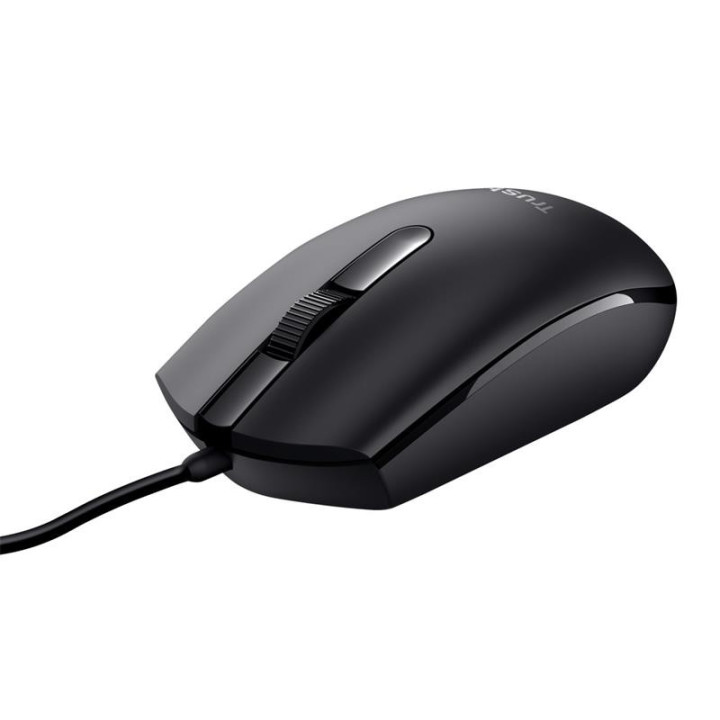 Raton Trust Basi USB Black | InfoChen Canarias