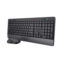 Teclado + Raton Trust Trezo Wireless Black Eco | InfoChen