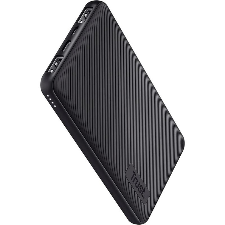 Powerbank Trust Primo Slim 5000MAH 2A USB + USB-C + Micro-USB Eco