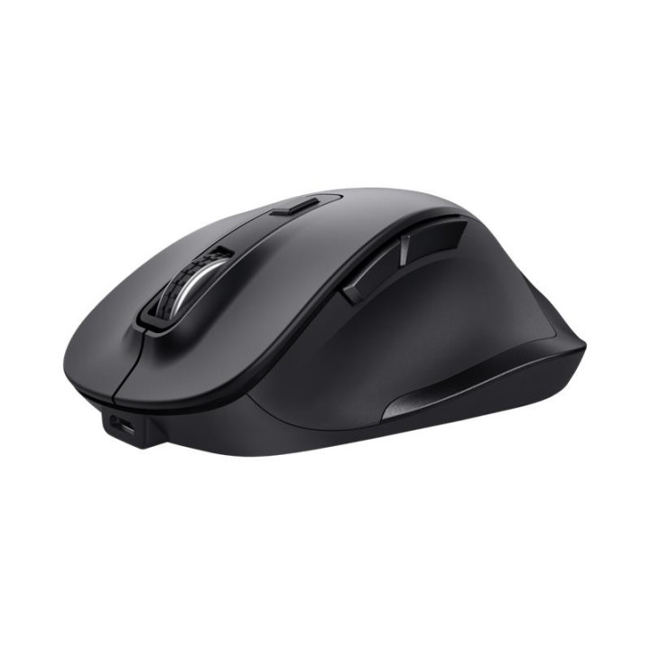 Raton Trust Fyda Comfort Ergonomico Eco Wireless Black | InfoChen