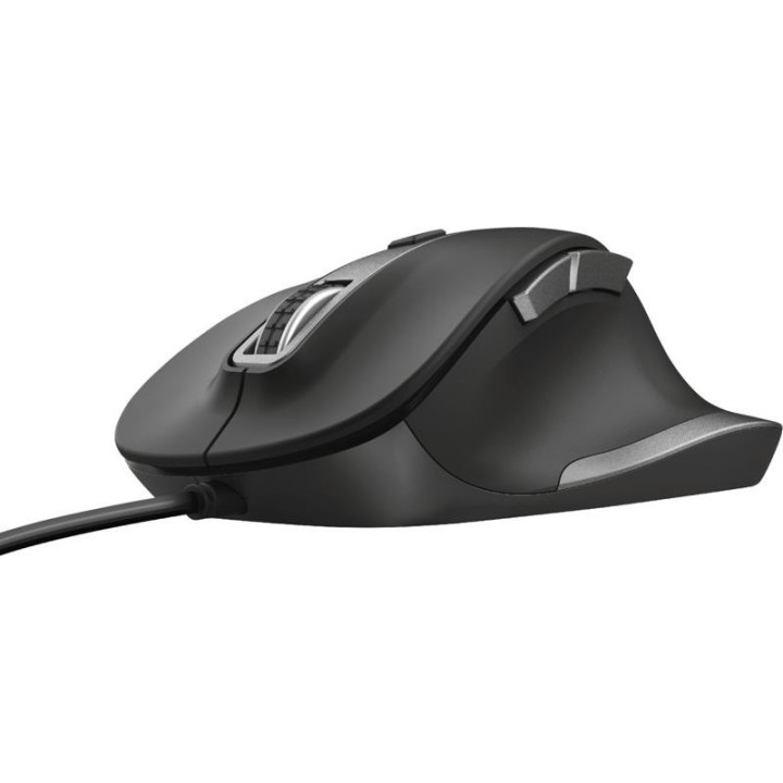 Raton Trust Fyda Wired Comfort Ergonomico Eco USB Black |