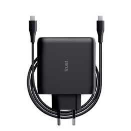 Cargador Trust Maxo USB-C 100W 2M Black | InfoChen Canarias
