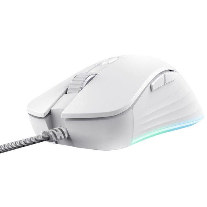 Raton Trust Gaming Gxt 924 Ybar RGB USB 25K Dpi Whte | InfoChen