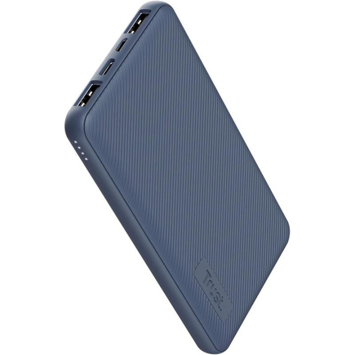 Powerbank Trust Primo Slim 10000MAH X2 USB-A + USB-C + Micro-USB