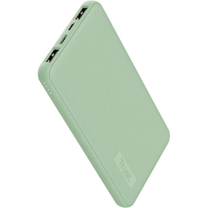 Powerbank Trust Primo Slim 10000MAH X2 USB-A + USB-C + Micro-USB