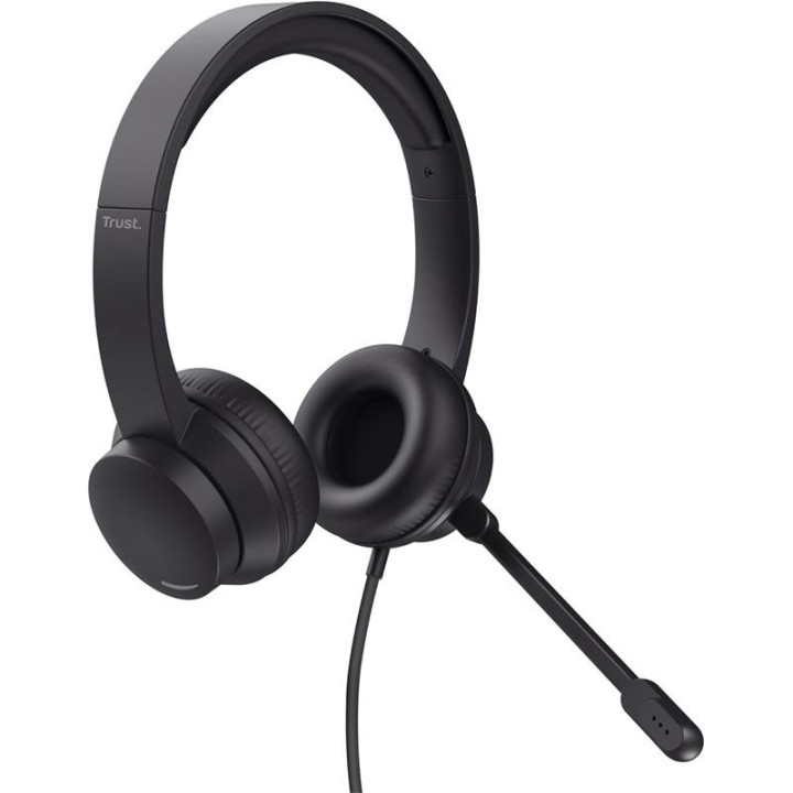 Auriculares + Microfono Trust Ayda Headset PC Aux Black |