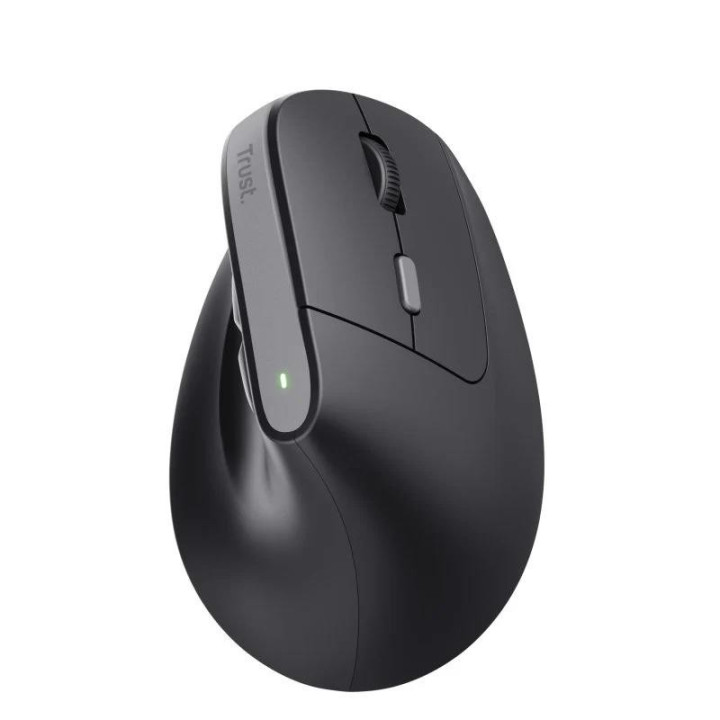 Raton Trust Bayo Ii Ergonomico Eco 2400 Dpi Wireless Recargable
