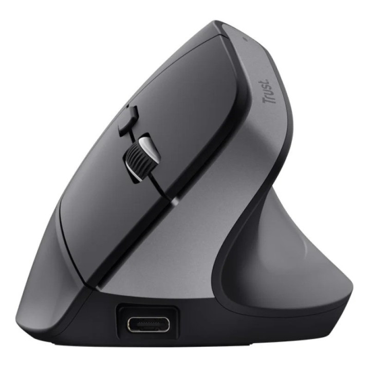 Raton Trust Bayo+ Ergonomico 2400 Dpi Wireless Black | InfoChen