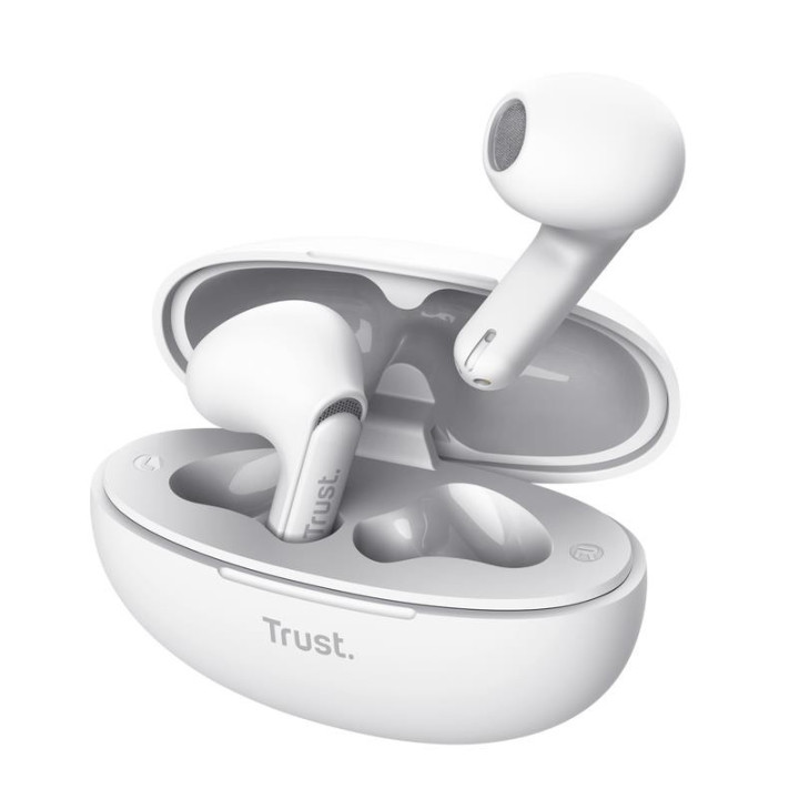 Auriculares Trust Yavi Earphones Enc Bluetooth Wireless White |