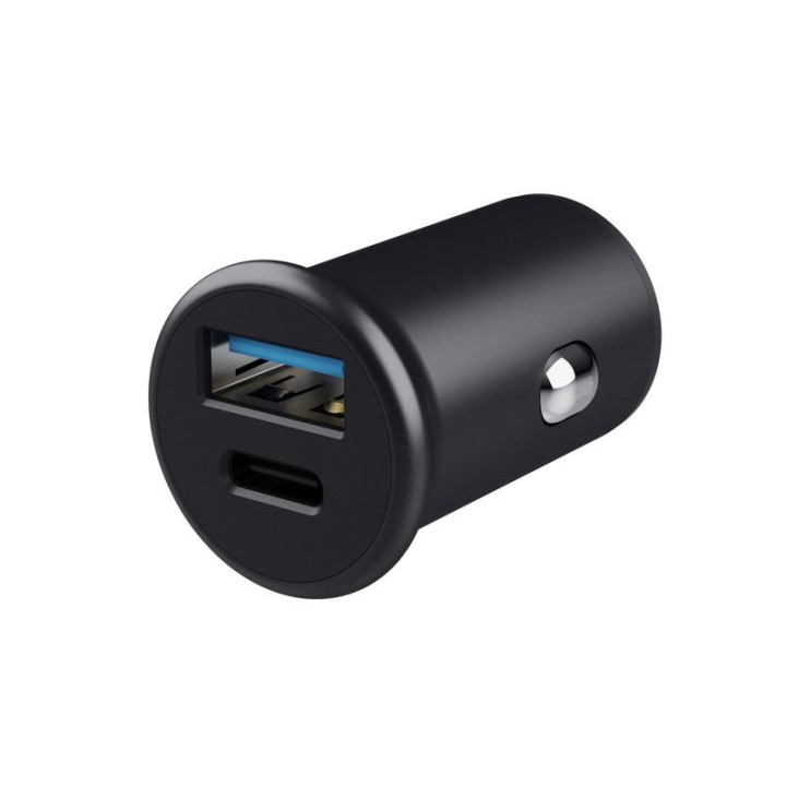 Cargador Coche Smartphone Trust Maxo Pd 38W USB-A USB-C Black |