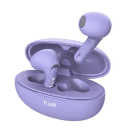Auriculares Trust Yavi Earphones Enc Bluetooth Wireless Purple |