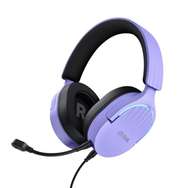 Auriculares + Microfono Trust Gaming RGB Gxt 490P Fayzo Headset