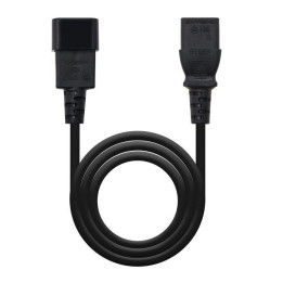 Cable Alimentacion Iec C13/H - Iec C14/M 3M | InfoChen Canarias