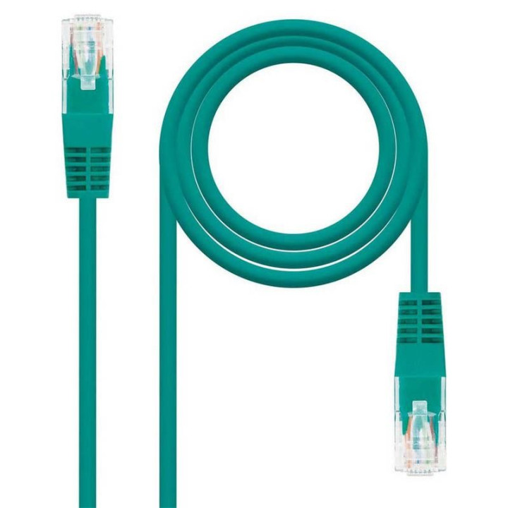 Cable De Red CAT.6 Utp 0.25M Nanocable Green | InfoChen Canarias