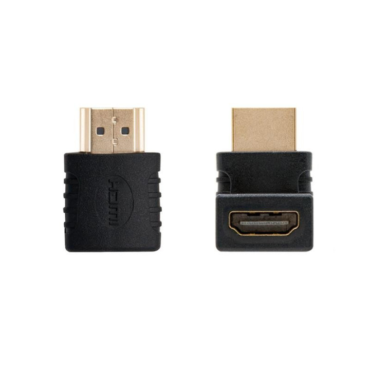 Adaptador Nanocable HDMI V1.3 Acodado A/h-A/m | InfoChen Canarias