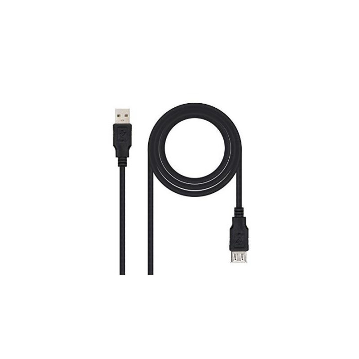 Cable USB Alargador Am/ah 1M Nanocable | InfoChen Canarias