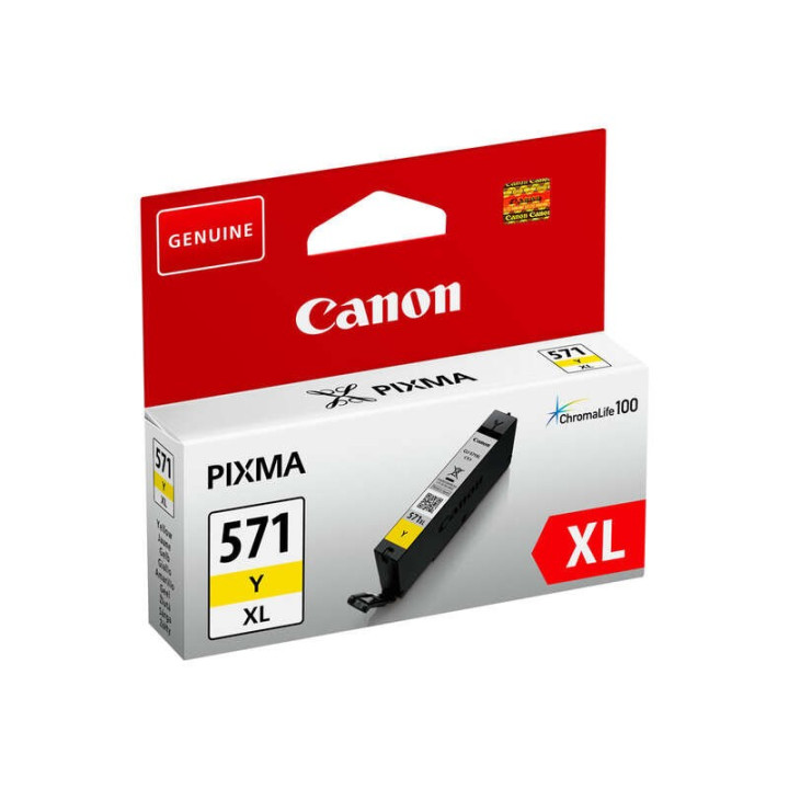 Tinta Canon CLI571YXL Yellow Alta Capacidad | InfoChen Canarias