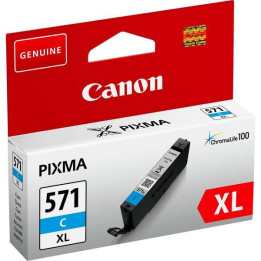 Tinta Canon CLI571CXL Cyan Alta Capacidad | InfoChen Canarias