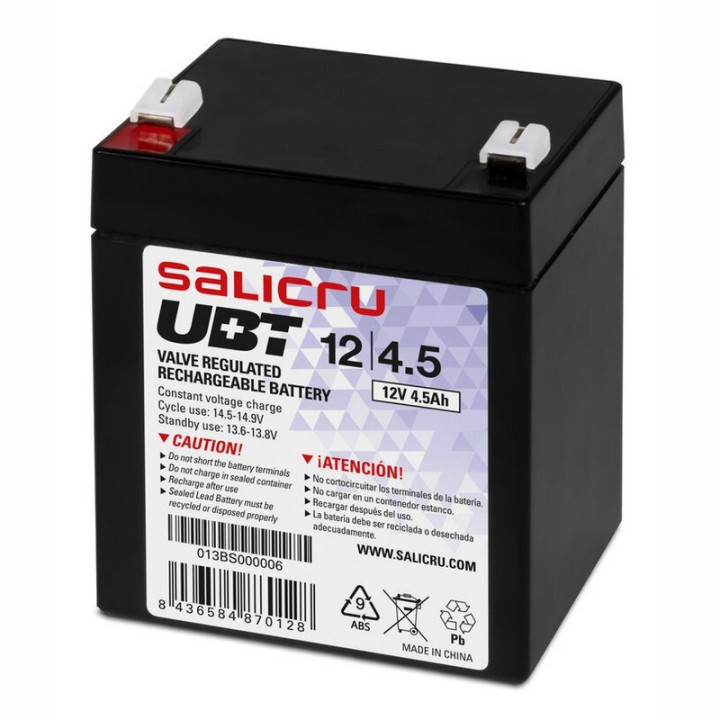 Bateria Ups Salicru 4.5AH/12V | InfoChen Canarias