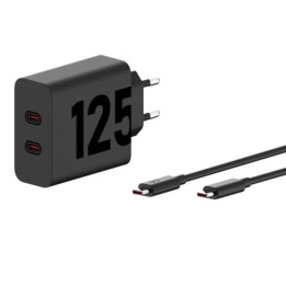 Cargador De Pared Motorola Turbopower Gan X2 USB-C 125W 20V/6.25A