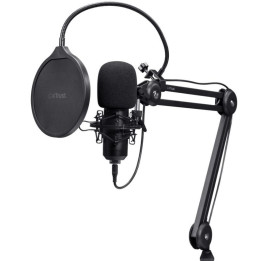 Microfono Trust Gxt 270 Emita Ii+ USB Filtro Streaming Brazo