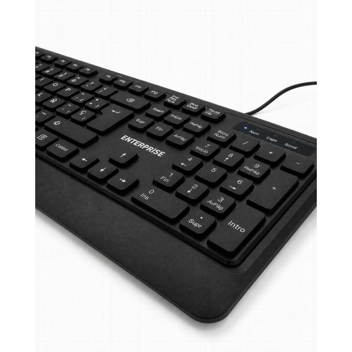Teclado + Raton Enterprise Pro KM102 Isle USB Black | InfoChen