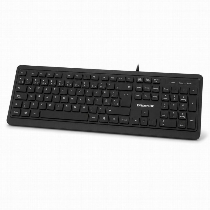 Teclado + Raton Enterprise Pro KM102 Isle USB Black | InfoChen
