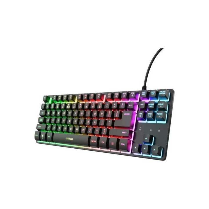 Teclado Trust Gxt 833 Thado TKL Gaming USB RGB Black | InfoChen