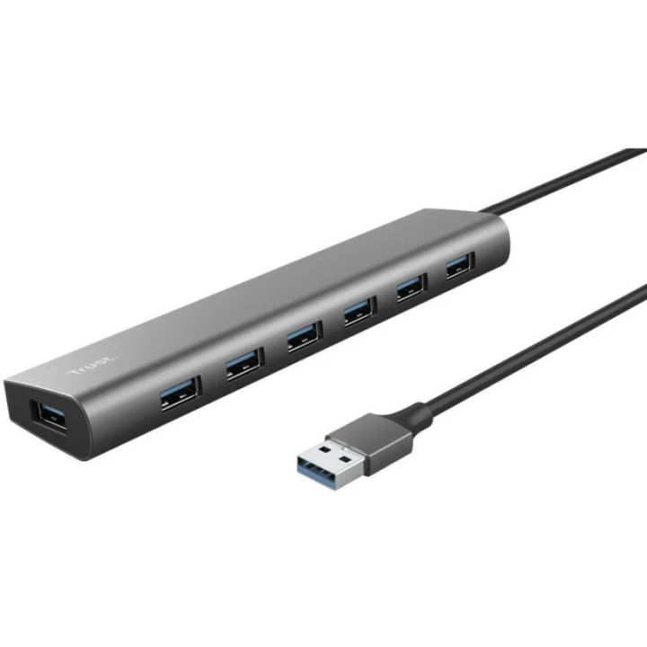 Hub USB Trust Halyx 7 Puertos USB 3.2 7X USB-A 1X USB-C |