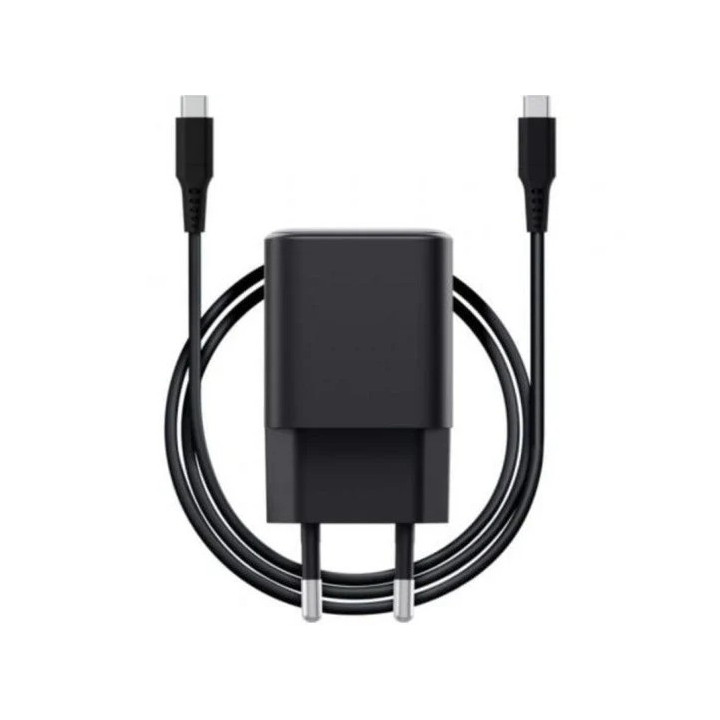 Cargador Trust Maxo 2XUSB-C 65W + Cable USB-C 2M Black | InfoChen