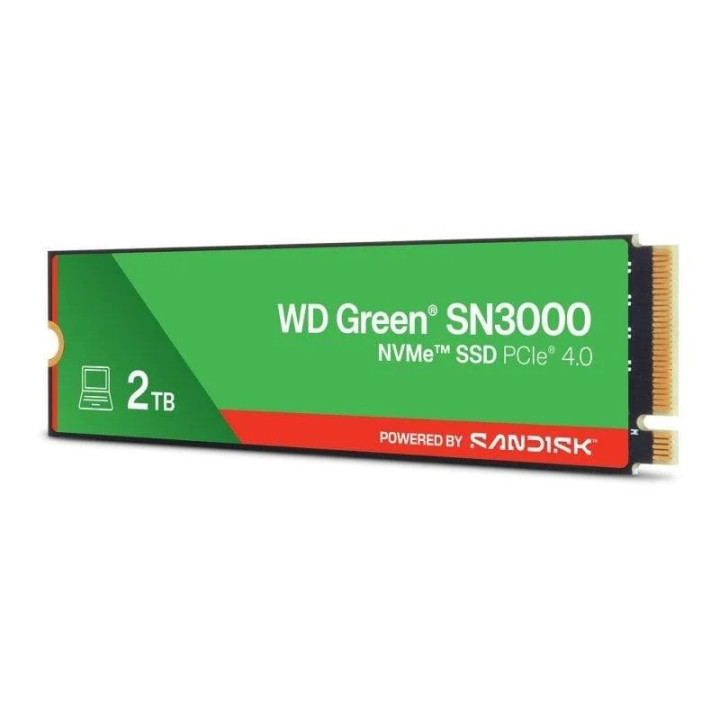 Disco Duro SSD Western Digital Green SN3000 2TB NVME M2 2280 Pcie