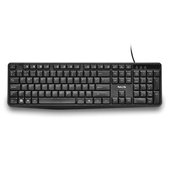 Teclado Ngs Funky V4 USB Multimedia Black | InfoChen Canarias