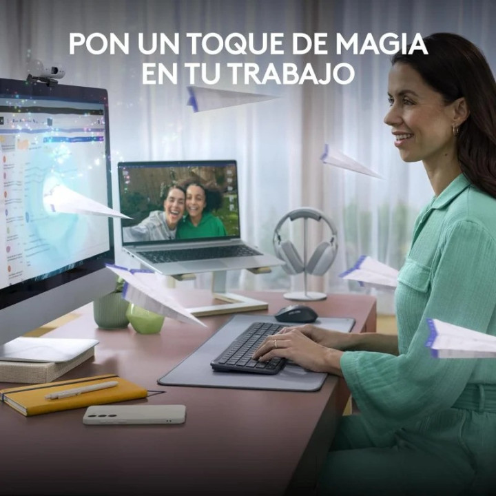 Teclado Logitech K950 Wireless Bluetooth Black | InfoChen