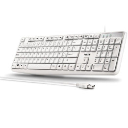 Teclado Ngs Heritagespanish USB Multimedia White | InfoChen