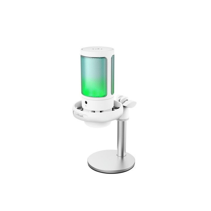 Microfono Trust Gaming Gxt 238W Auron USB RGB White | InfoChen