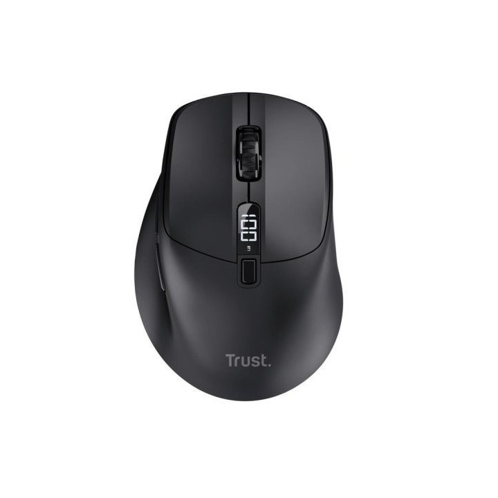 Raton Trust Zevo Recargable Wireless Black | InfoChen Canarias