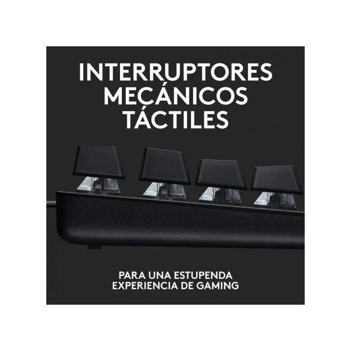 Teclado Gaming Logitech G413 TKL USB RGB Mecanico | InfoChen