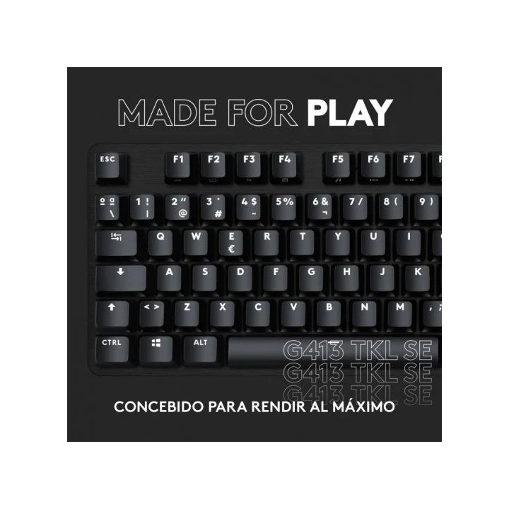 Teclado Gaming Logitech G413 TKL USB RGB Mecanico | InfoChen