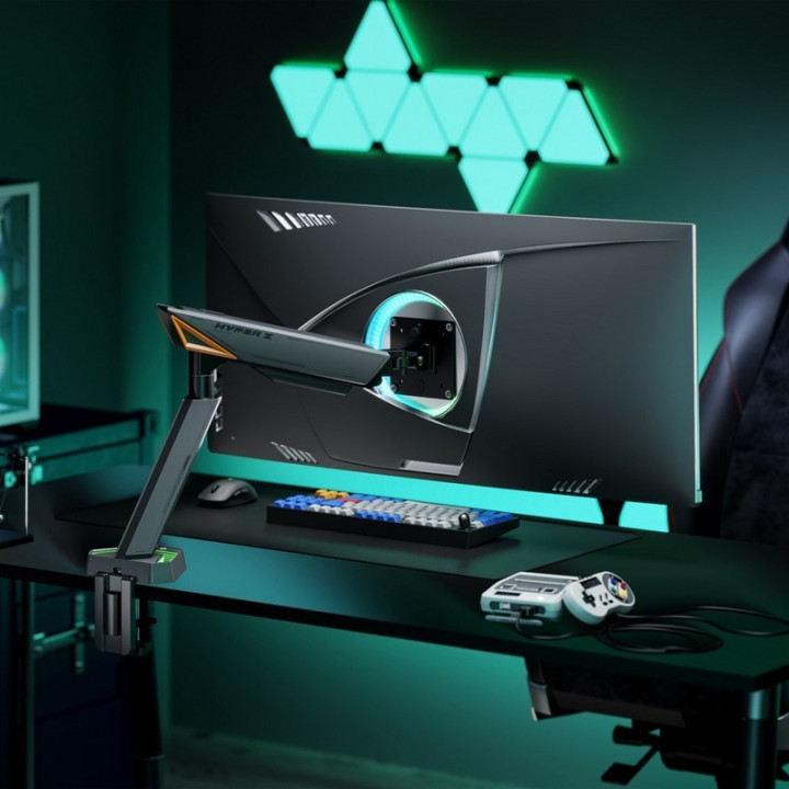 Soporte De Mesa Gaming Tv/monitor Aisens 17 - 49 1 Brazo