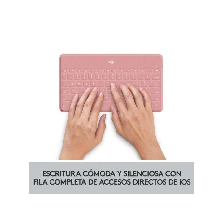 Teclado Logitech Keys To Go Wireless For Macos Rose | InfoChen