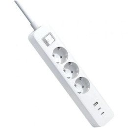 Regleta Xiaomi Power Strip 3 Schukos Usb/usb-C Proteccion 20W