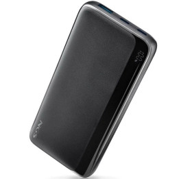 Powerbank Ngs QUIZ20 10000MAH 22.5W USB-A/usb-C LED Black |